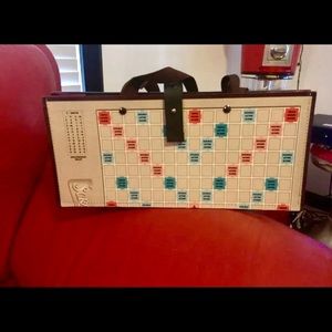 Rare Handmade Scrabble Board Purse